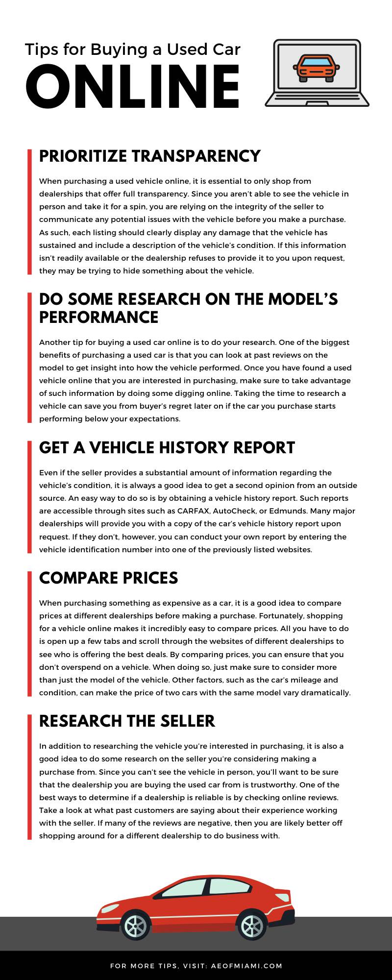 Tips for Buying a Used Car Online