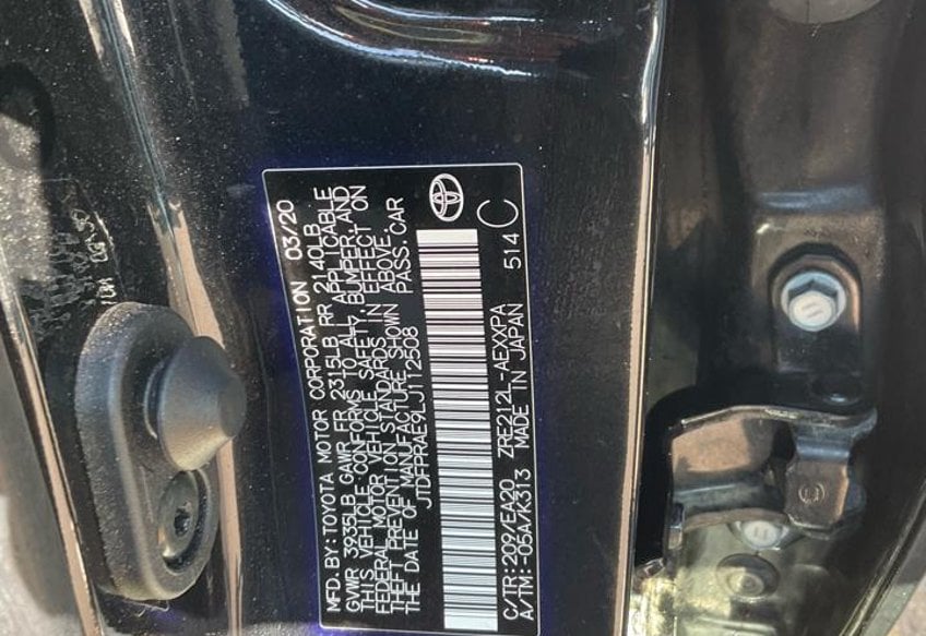 2020 Toyota Corolla