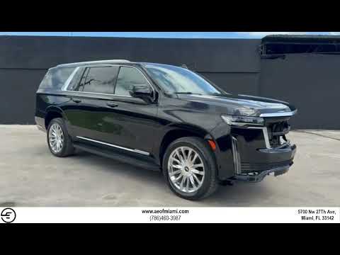 2022 Cadillac Escalade ESV video thumbnail